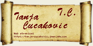 Tanja Čučaković vizit kartica